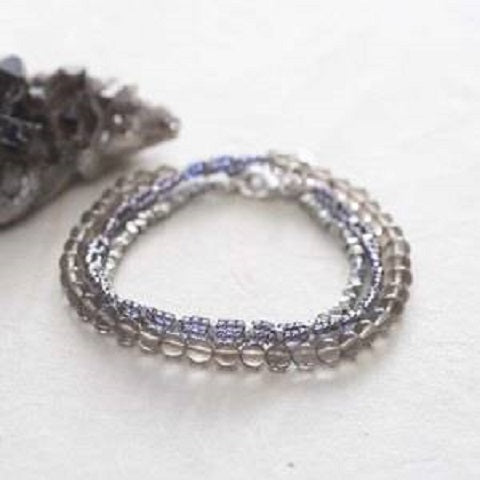 LOVING armband Smokey quartz
