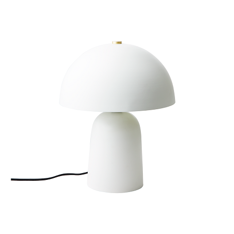 Fungi bordslampa VIT