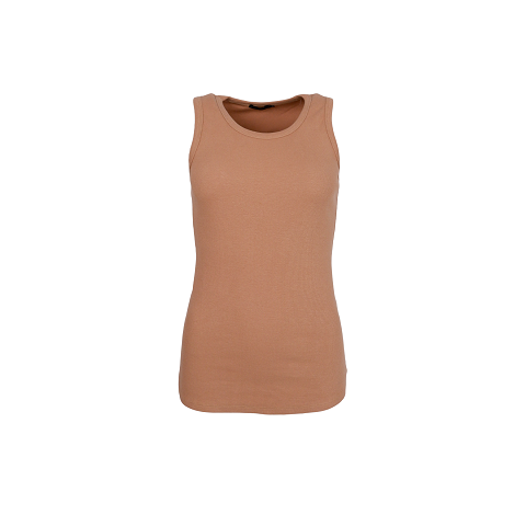 Ribbad tank top FRAPPE