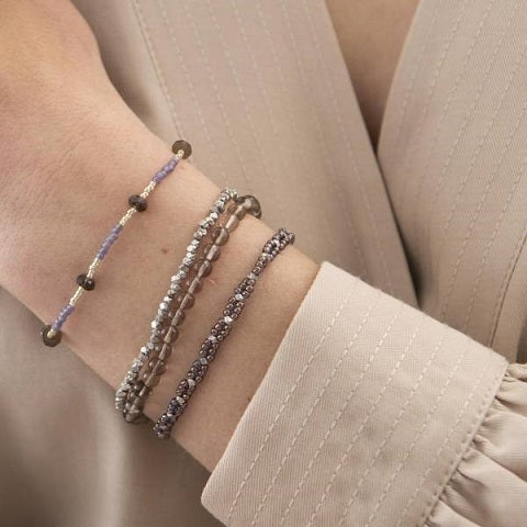 LOVING armband Smokey quartz