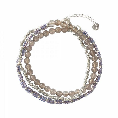 LOVING armband Smokey quartz