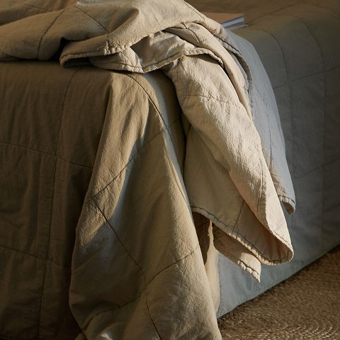 Överkast STAYQUILT140 KHAKI