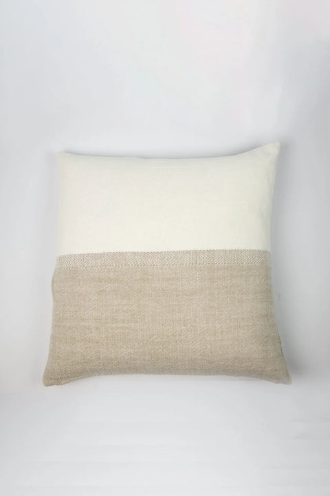 Levi kuddfodral benvit/natur 60×60