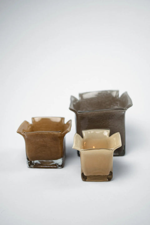 Atlas ljuslykta TAUPE 15,5 cm