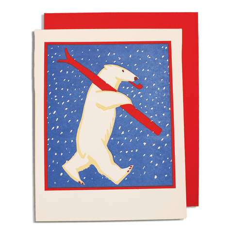 Kort, Christmas skiing Polar Bear