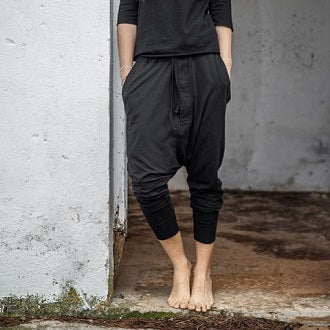 GANESHA Baggy byxa SVART