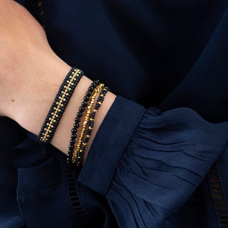 LOVING armband Black Onyx