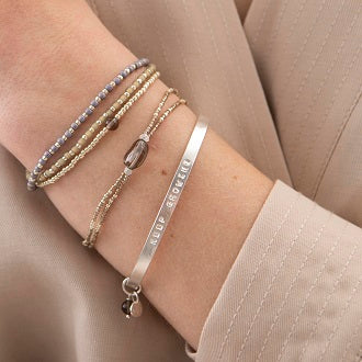 LOYAL armband smokey quartz