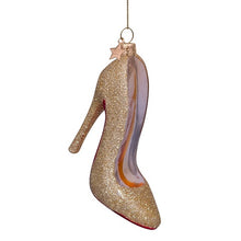 Ladda upp bild till gallerivisning, Ornament gold glitter high heel shoe
