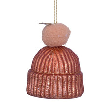 Ladda upp bild till gallerivisning, Ornament powder brown opal hat w/pompon
