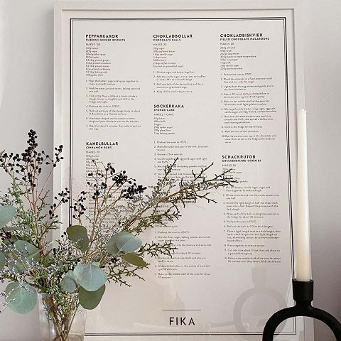 FIKA poster (ENG) 30x40 cm