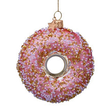 Ladda upp bild till gallerivisning, Gold/pink donut ornament
